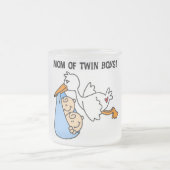 Twin Boys Mam Stork Tshirts en cadeautjes Matglas Koffiemok (Center)
