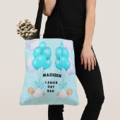 Twin Boys mam-to-be Canvas tas (Dichtbij)