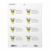 Twin Boys New Mam Gifts Etiket (Full Sheet)