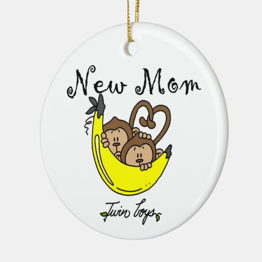 Twin Boys New Mam Gifts Keramisch Ornament (Links)