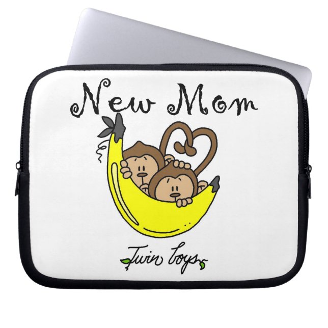 Twin Boys New Mam Gifts Laptop Sleeve (Voorkant)