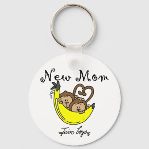 Twin Boys New Mam Tshirts en cadeaus Sleutelhanger