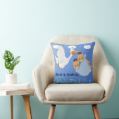 Twin Boys - Stork Keepomwille Pillow Kussen (Stoel)