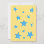 Twin Boys Teddy Bear Baby shower Kaart (Achterkant)