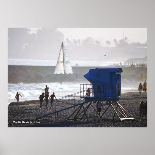 Twin Bridges Badmeester Huis & Zeilboot II Poster (Voorkant)