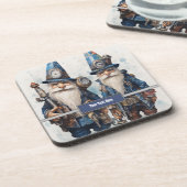Twin Brothers Partners Steampunk Bier Onderzetter (Linkerzijde)