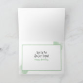 Twin Brown Girl en Boy Personalized 1st Birthday Kaart (Binnen)