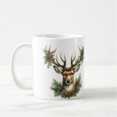 Twin Buck Deer Versierd met Ornamenten Koffiemok (Links)