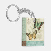 Twin Butterflies Sleutelhanger (Voorkant Links)