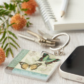 Twin Butterflies Sleutelhanger (Voorkant Rechts)