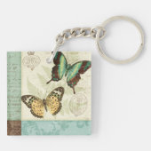 Twin Butterflies Sleutelhanger (Achterkant)