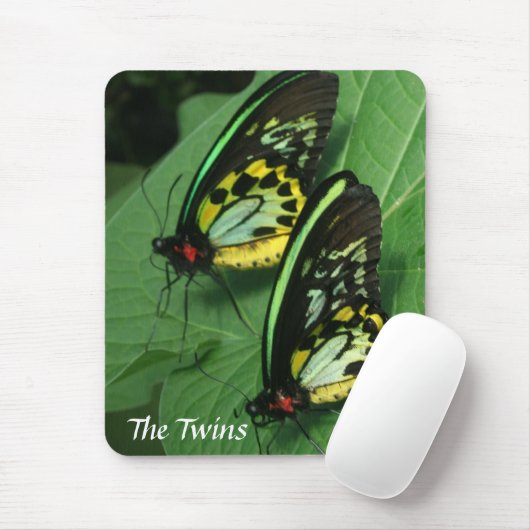 Twin Butterfly Mousepad Muismat (Met muis)