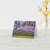 Twin Buttes van de Big Horns Mountains Kaart (Gele Bloem)