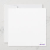 Twin Candles Dankbaarheid Kaart (Achterkant)