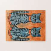 Twin Cats By Louis Wain Legpuzzel (Horizontaal)