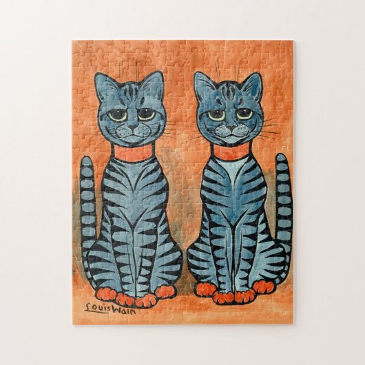 Twin Cats By Louis Wain Legpuzzel (Verticaal)
