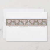 Twin Christening en First Community Invitation Kaart (Achterkant)