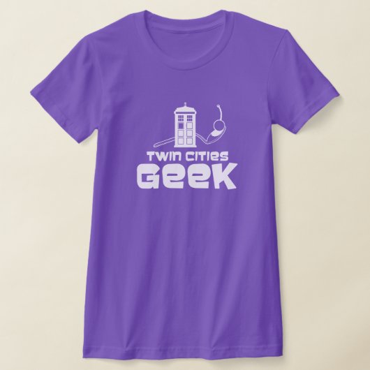 Twin Cities Geek T-shirt (gemonteerd) (Laagn)