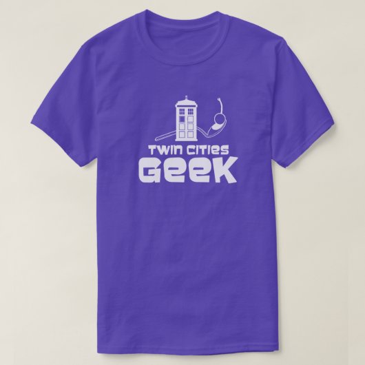 Twin Cities Geek T-shirt (Unisex) (Design voorkant)