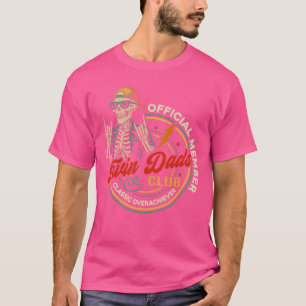 Twin Dad Club Papa van wins Grappig Skelet Vader D T-shirt