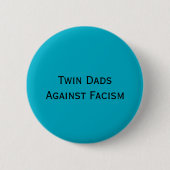 Twin Dads tegen het fascisme Ronde Button 5,7 Cm (Voorkant)