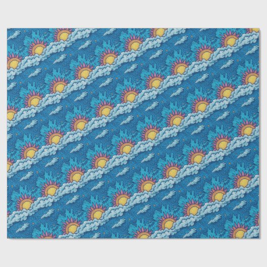 Twin Dawn Carnival Cadeaupapier (Vlak)