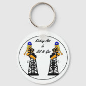 Twin Derricks Sleutelhanger (Voorkant)