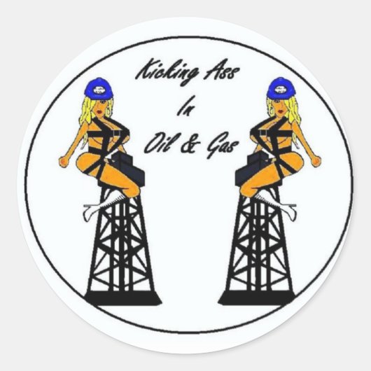 Twin Derricks Sticker (Voorkant)