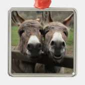 ****TWIN DONKEY PAIR *** ORNAMENT (Voorkant)