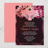 Twin Doves Jewish Baby Naming Invitation Hebreeuws Kaart (Voorkant / Achterkant)