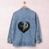 Twin Dragon Heart Denim Jacket (Hangar)
