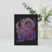 Twin-dragon(P) Briefkaart (Staand voorkant)