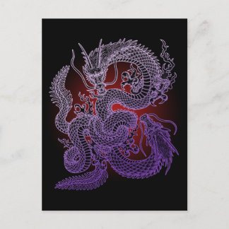 Twin-dragon(P) Briefkaart