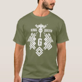 Twin Dragon Shield King&Queen T-shirt (Voorkant)