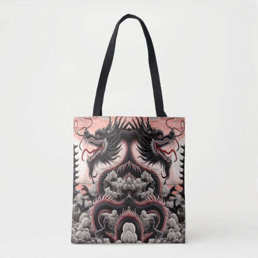 Twin Dragon Tote Bag (Voorkant)