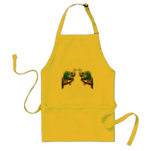 Twin Dragons Apron Standaard Schort