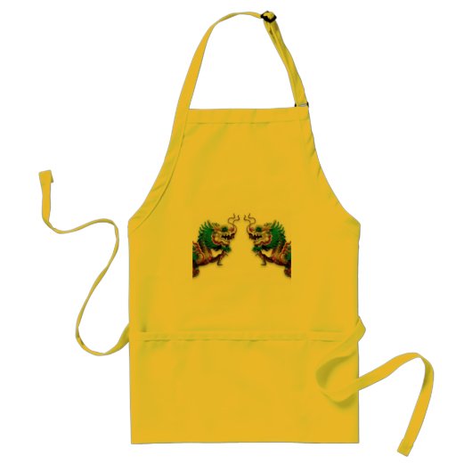 Twin Dragons Apron Standaard Schort (Voorkant)
