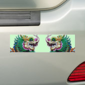 Twin Dragons Bumpersticker (Op auto)