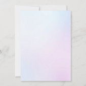 Twin Ducks Bloemen Baby shower Uitnodiging (Achterkant)