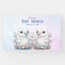 Twin Ducks Floral Baby shower Welkom