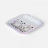 Twin Ducks Floral Paper Bord (Gebogen)