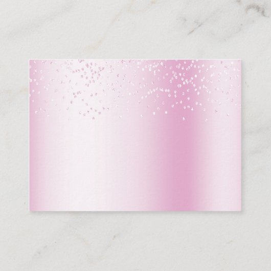 Twin Ducks Roze Bloemen Baby shower Informatiekaartje (Achterkant)