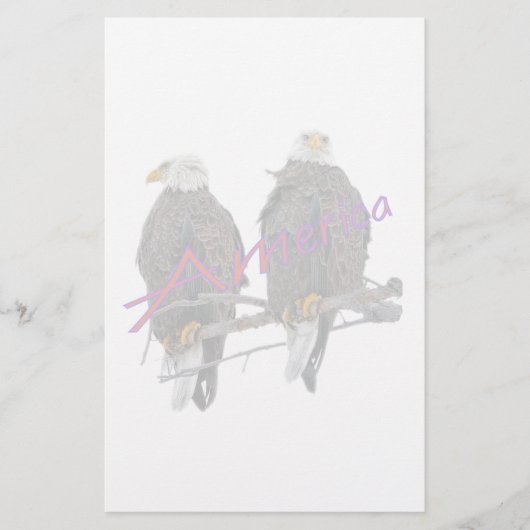 Twin Eagles America Briefpapier (Voorkant)