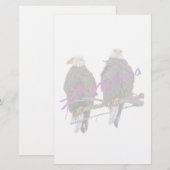 Twin Eagles America Briefpapier (Voorkant / Achterkant)