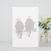 Twin Eagles America Briefpapier (Staand voorkant)