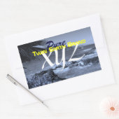 Twin Earth Merk: Pure XYZ Rechthoekige Sticker (Envelop)