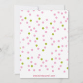 Twin Elephant Baby shower Invitation (broederlijk) Kaart (Achterkant)