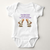 Twin Elephant Love Romper (Voorkant)