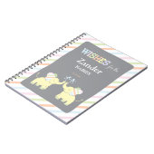 Twin Elephants | Advice Baby shower-laptop Notitieboek (Linkerzijde)