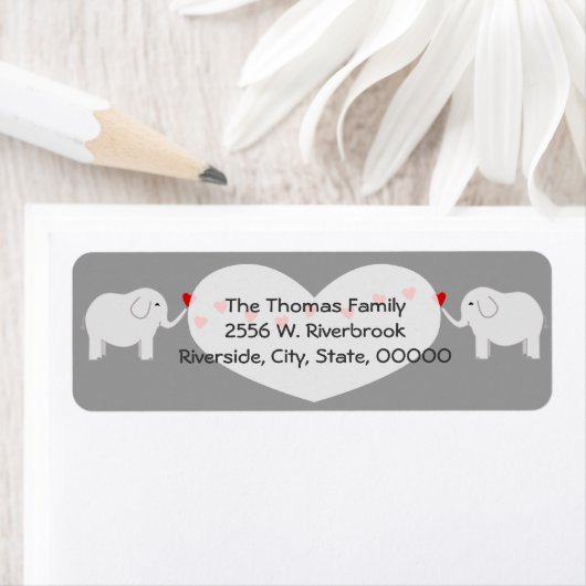 Twin Elephants Geslacht Neutraal Return Label (Insitu)